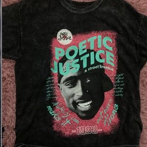 Tupac Poetic Justice Graphic T-Shirt